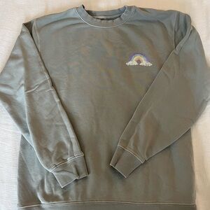 Living Fully Co rainbow sweatshirt